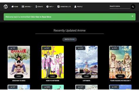 free anime streaming sites